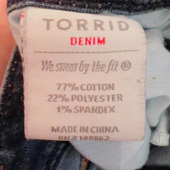 Torrid Women's Blue Boot Cut Jeans - Picture 7 of 8